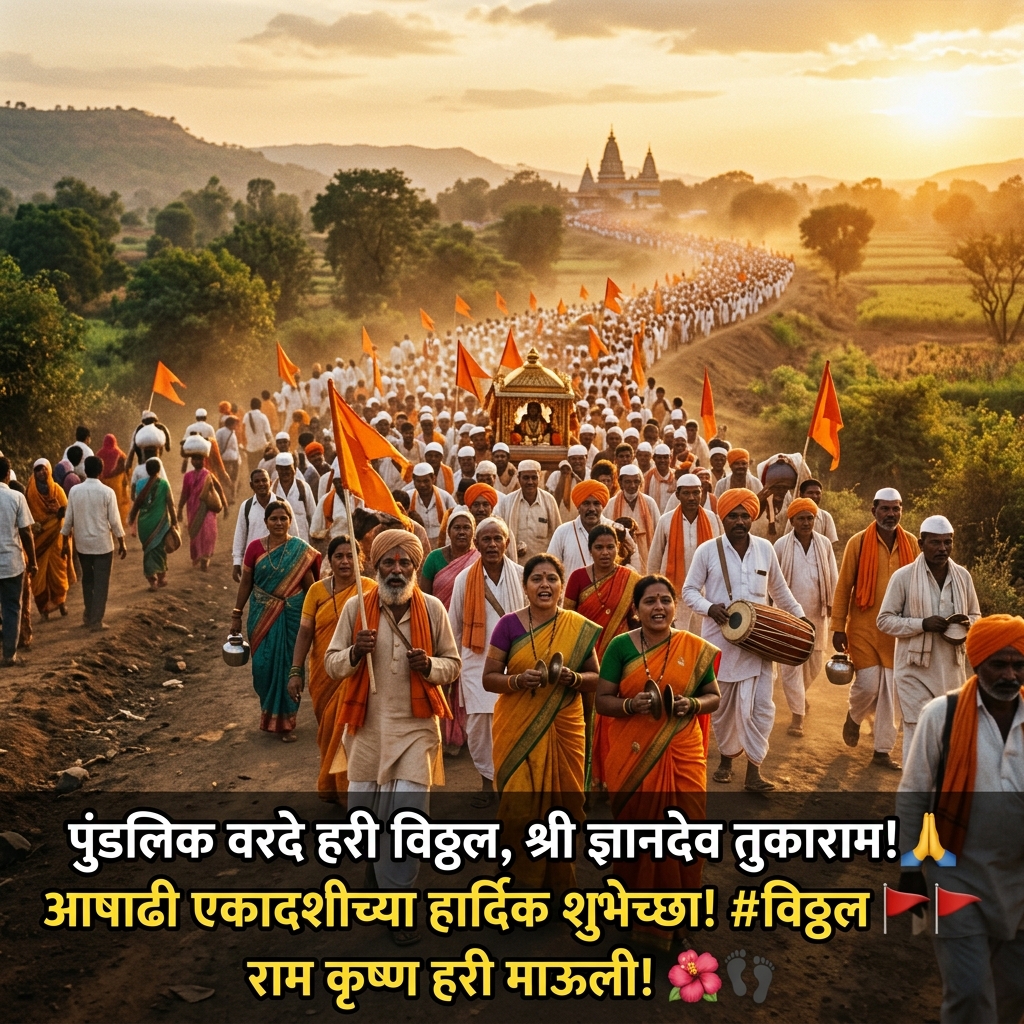 Ashadhi Ekadashi Quotes in Marathi