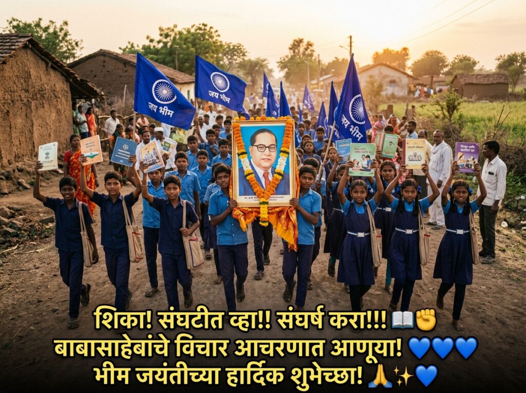 Bhim Jayanti Quotes in Marathi