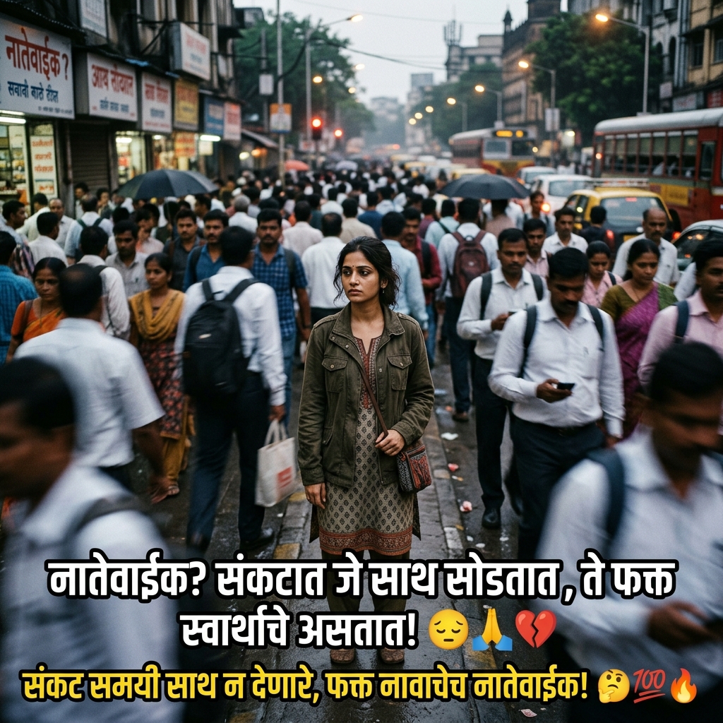 Fake Relatives Quotes in Marathi