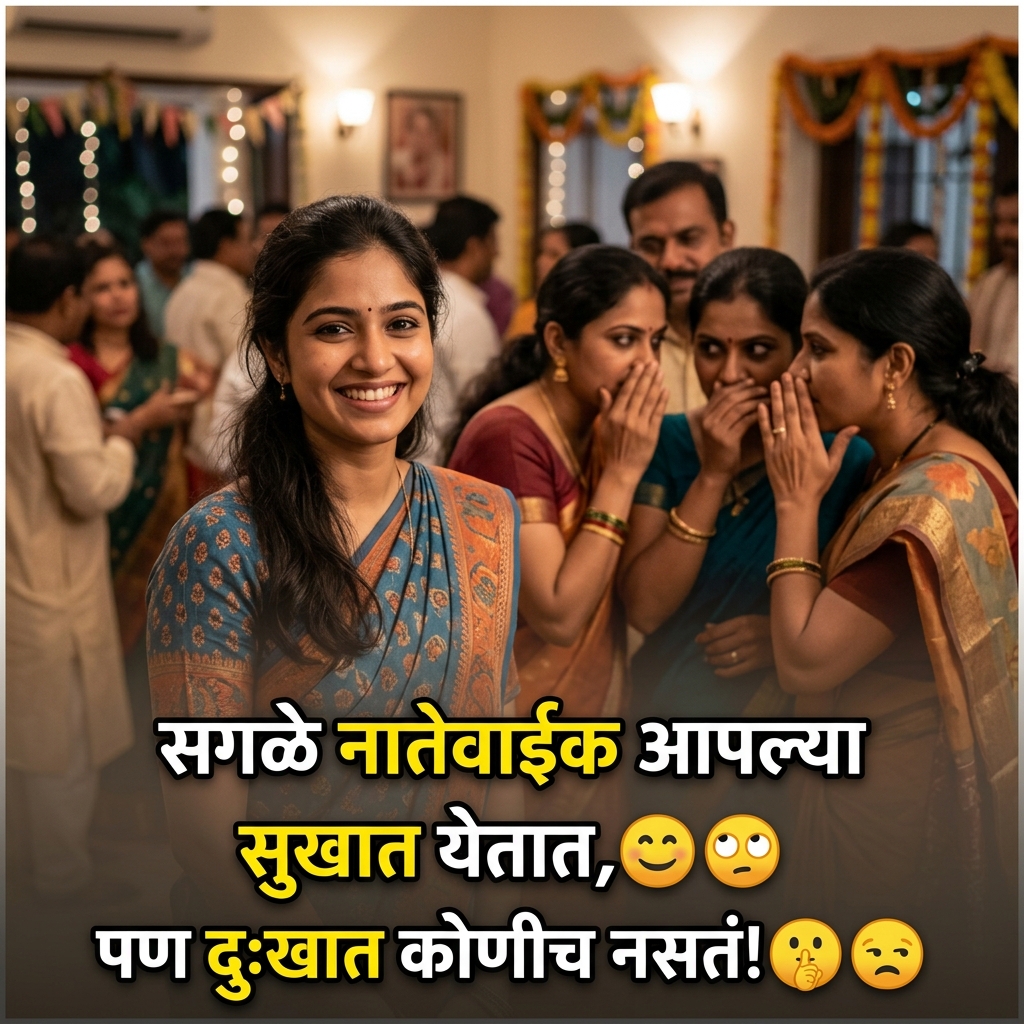 Fake Relatives Quotes in Marathi