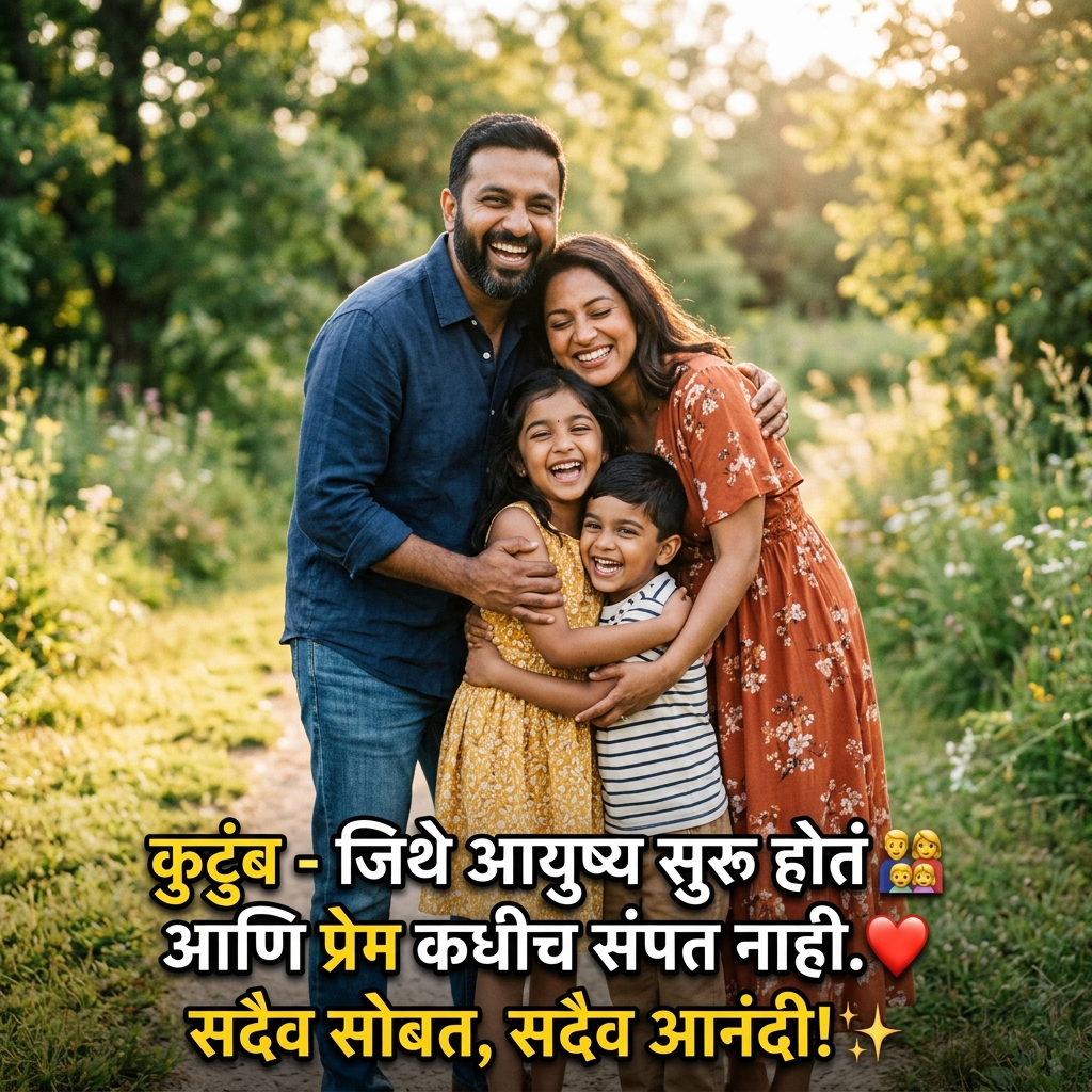 Family Quotes in Marathi