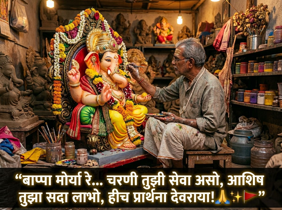 Ganpati Bappa Quotes in Marathi