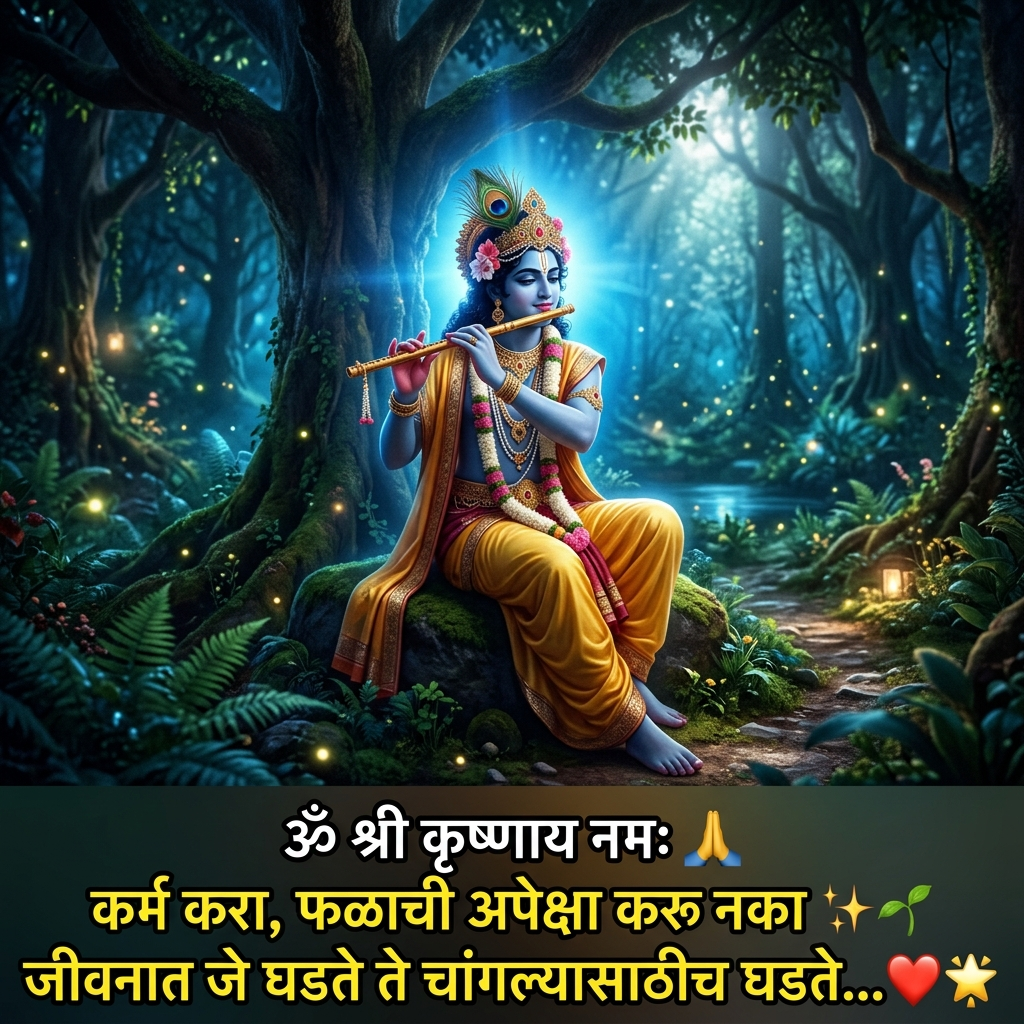 Krishna Quotes in Marathi