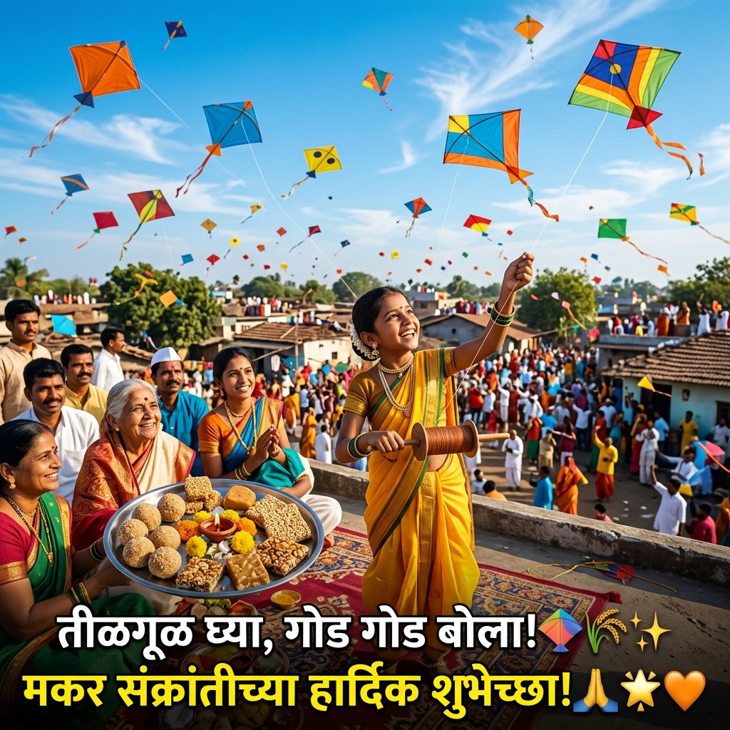 Makar Sankranti Quotes in Marathi