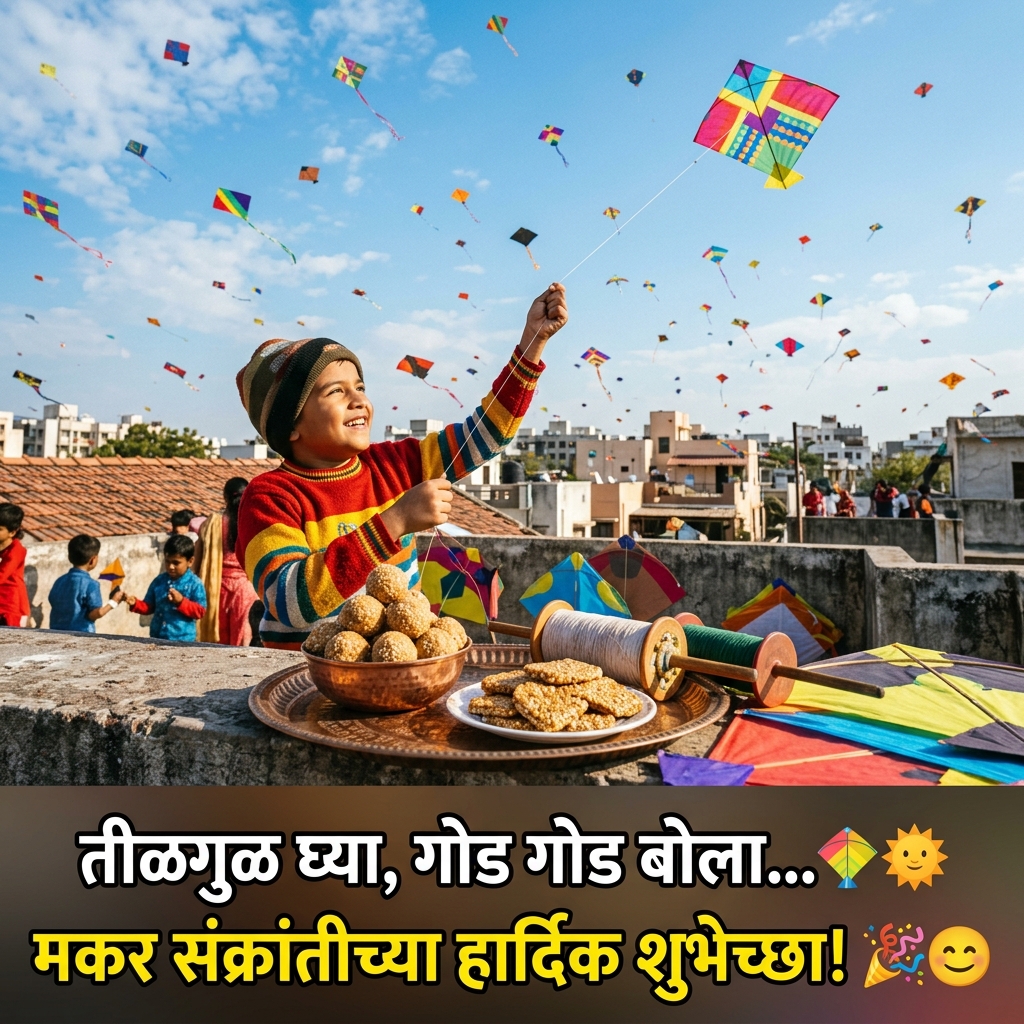 Makar Sankranti Quotes in Marathi