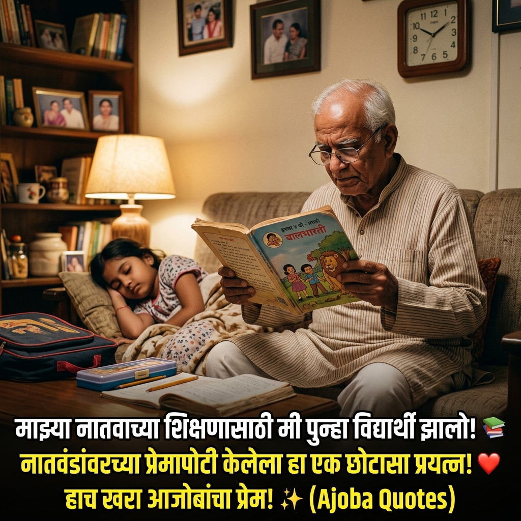 Ajoba Quotes in Marathi