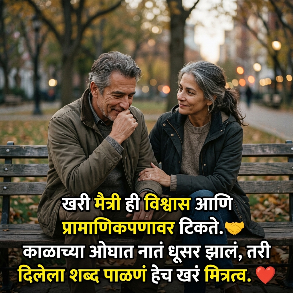 Deep Friendship Quotes in Marathi