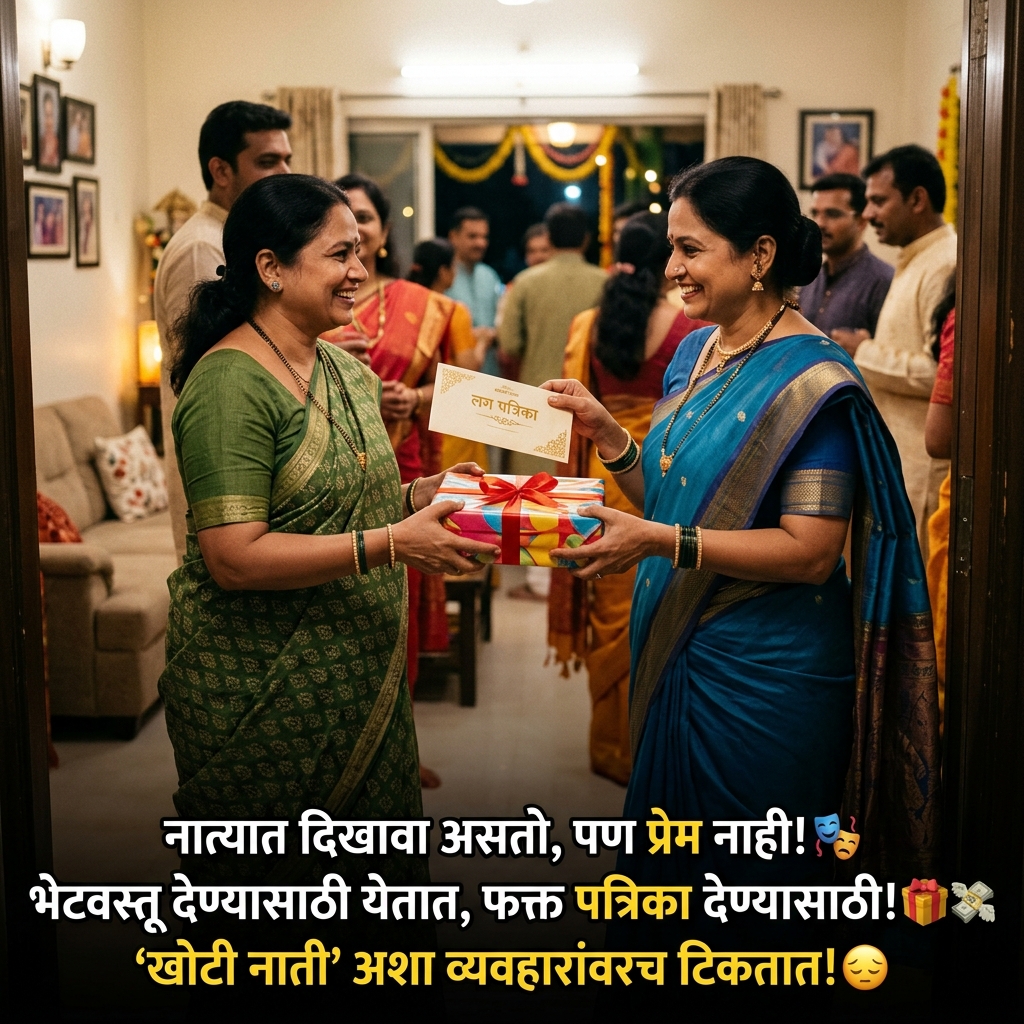 Fake Relatives Quotes in Marathi