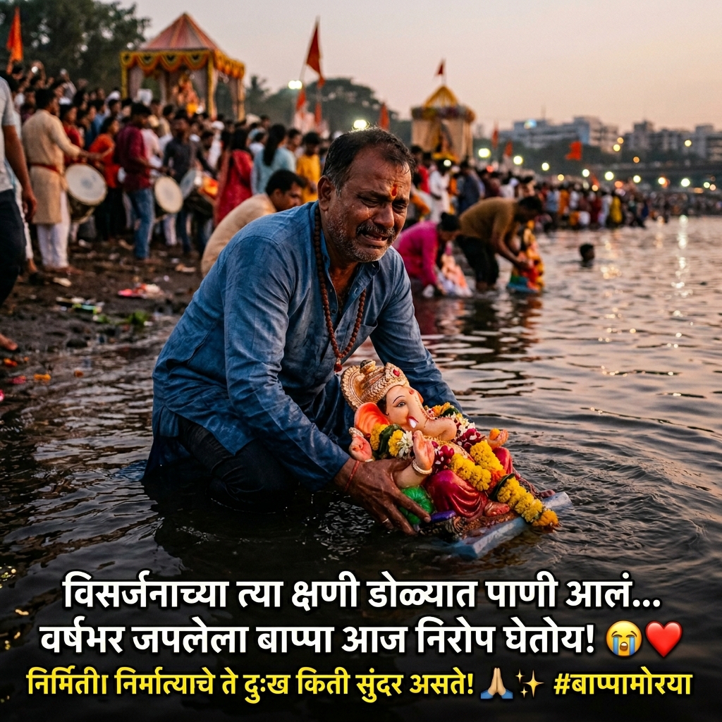 Ganpati Bappa Quotes in Marathi
