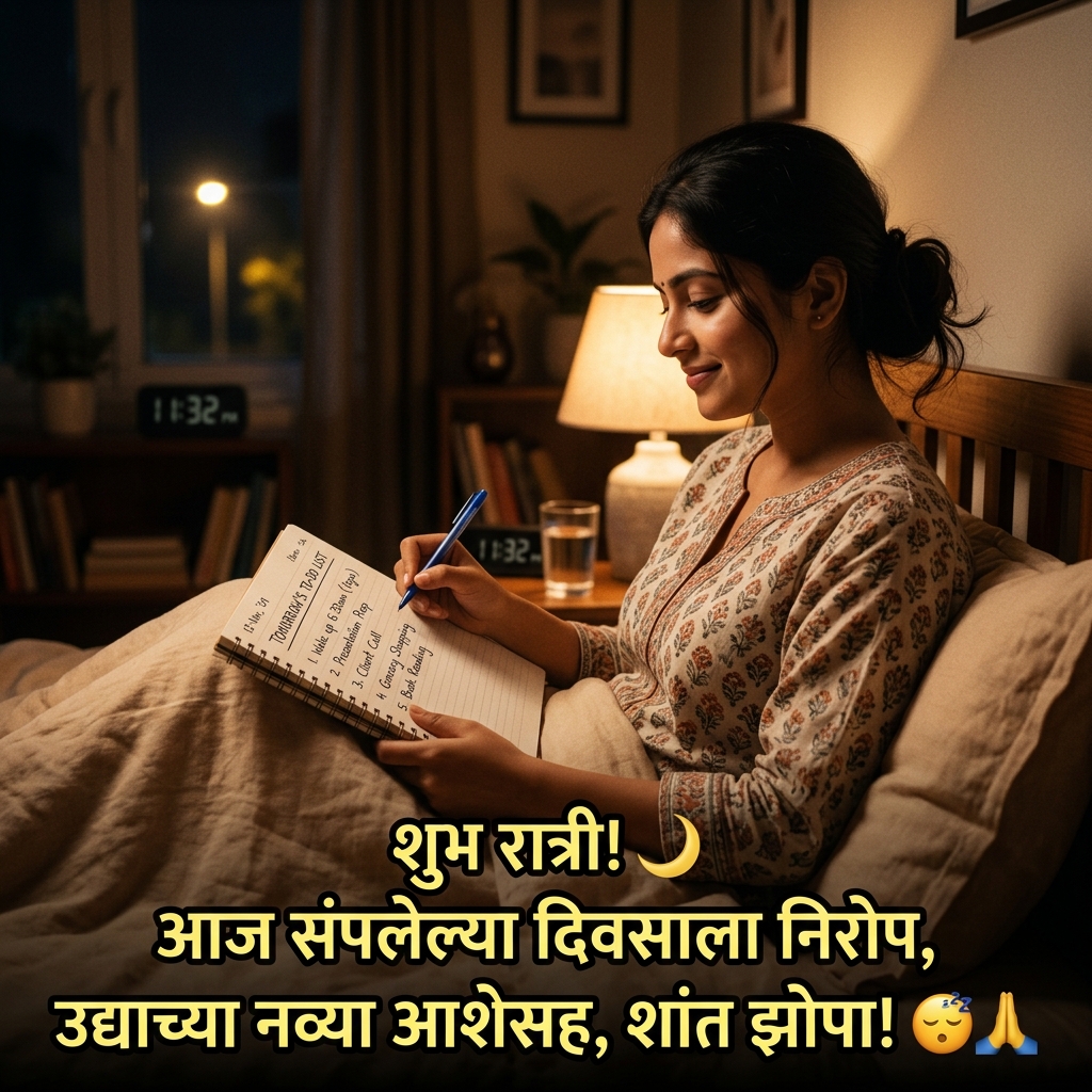 Good Night Quotes in Marathi