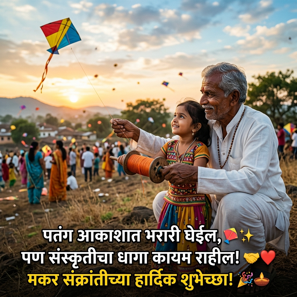 Makar Sankranti Quotes in Marathi