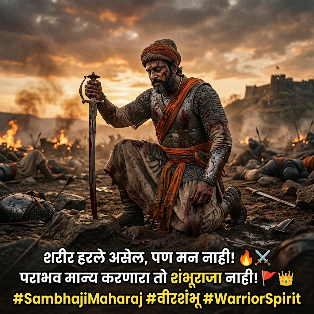 Sambhaji Maharaj Quotes in Marathi 