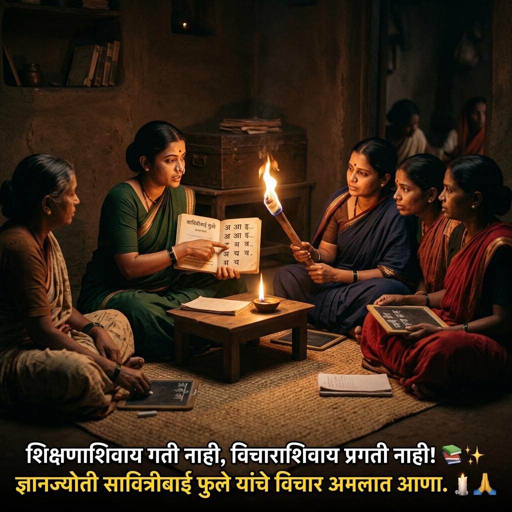Savitribai Phule Quotes in Marathi 