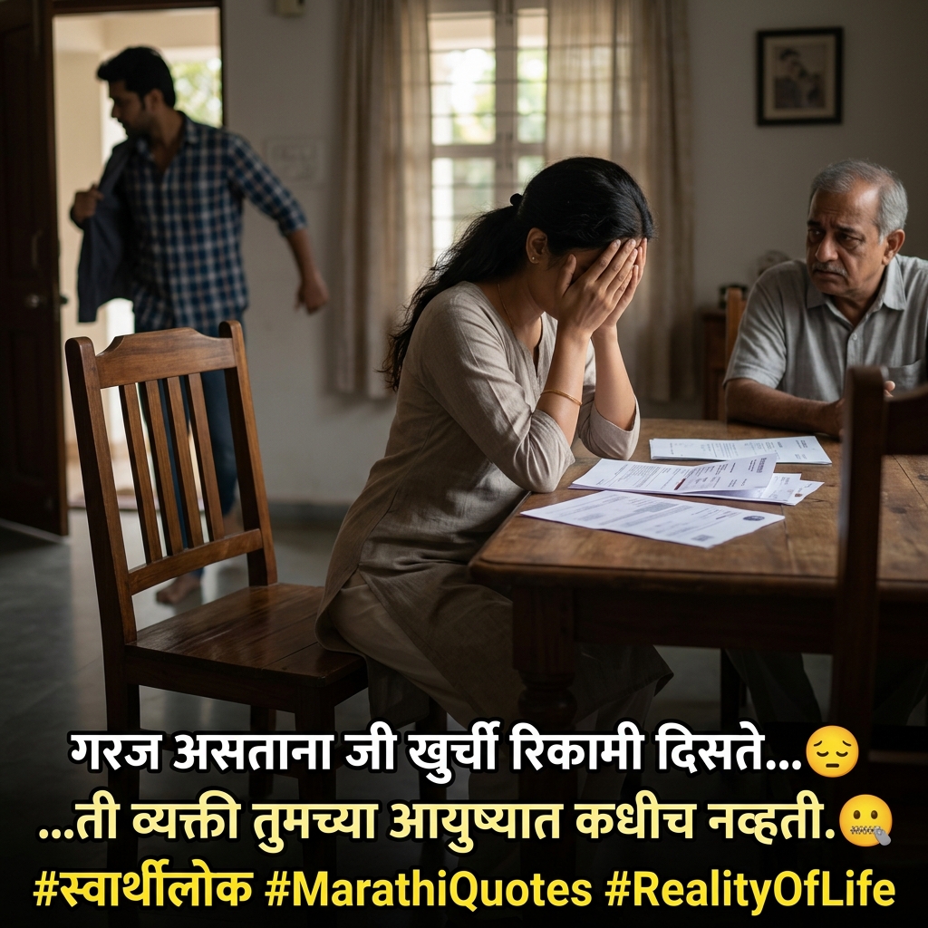 Selfish People Quotes in Marathi
