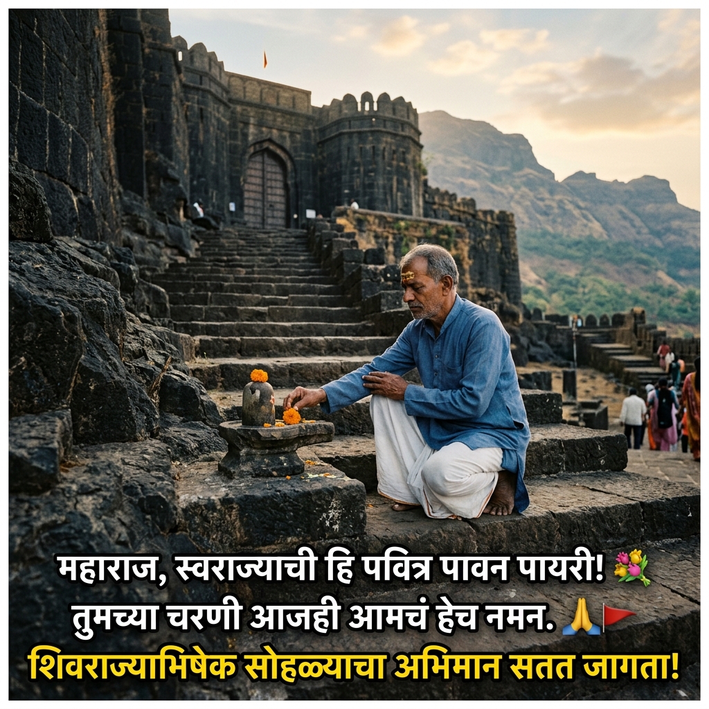 Shivrajyabhishek Quotes in Marathi