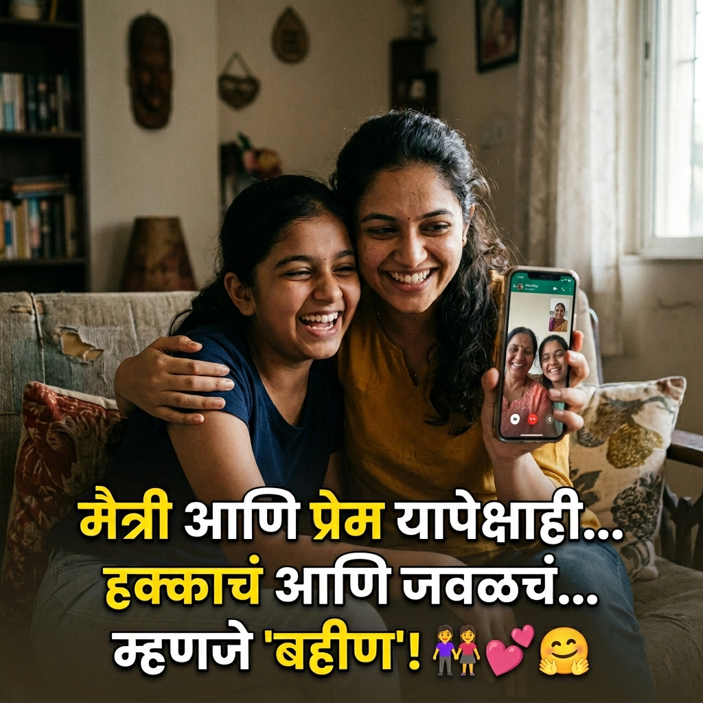 Sister Love Quotes in Marathi