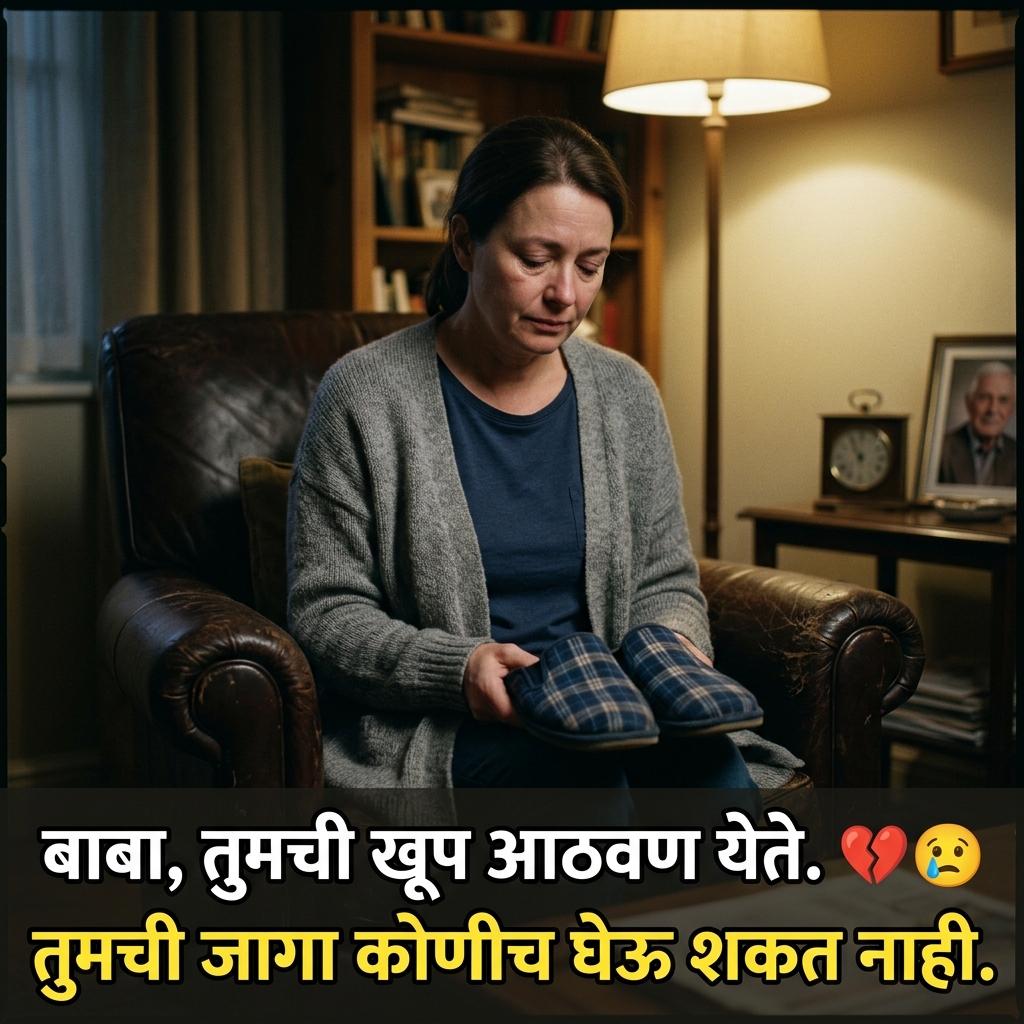 Miss You Papa Quotes in Marathi