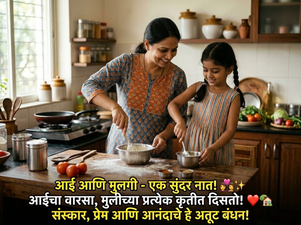 Mother Daughter Quotes in Marathi