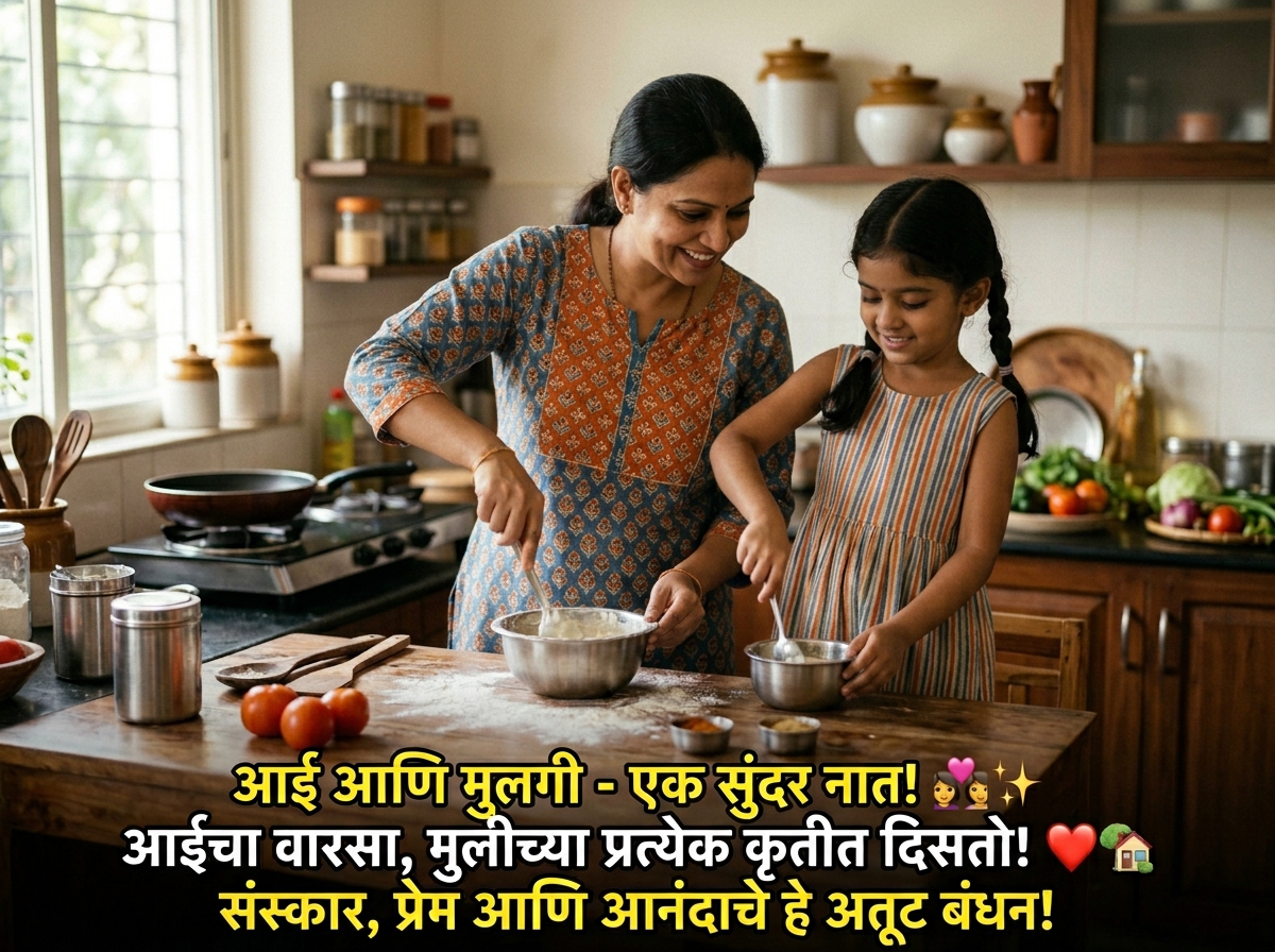 Mother Daughter Quotes in Marathi