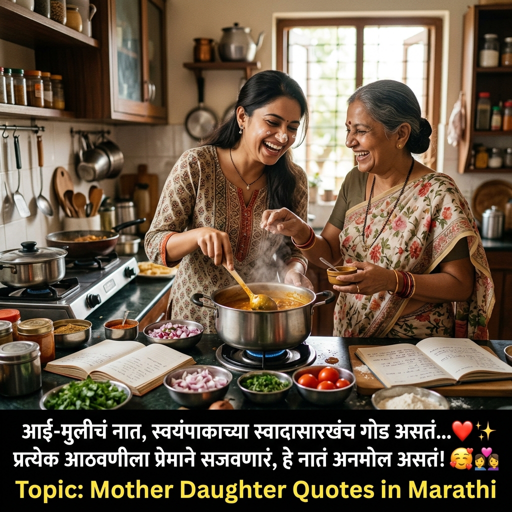 Mother Daughter Quotes in Marathi