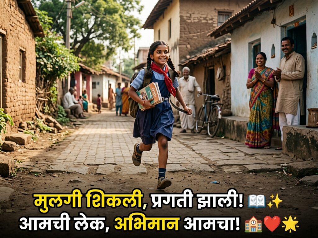 Mulgi Quotes in Marathi