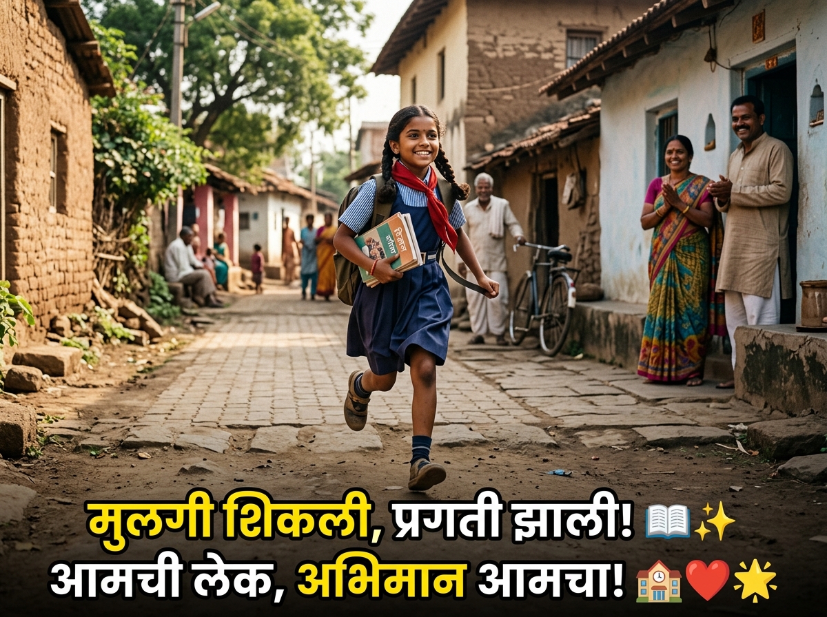 Mulgi Quotes in Marathi