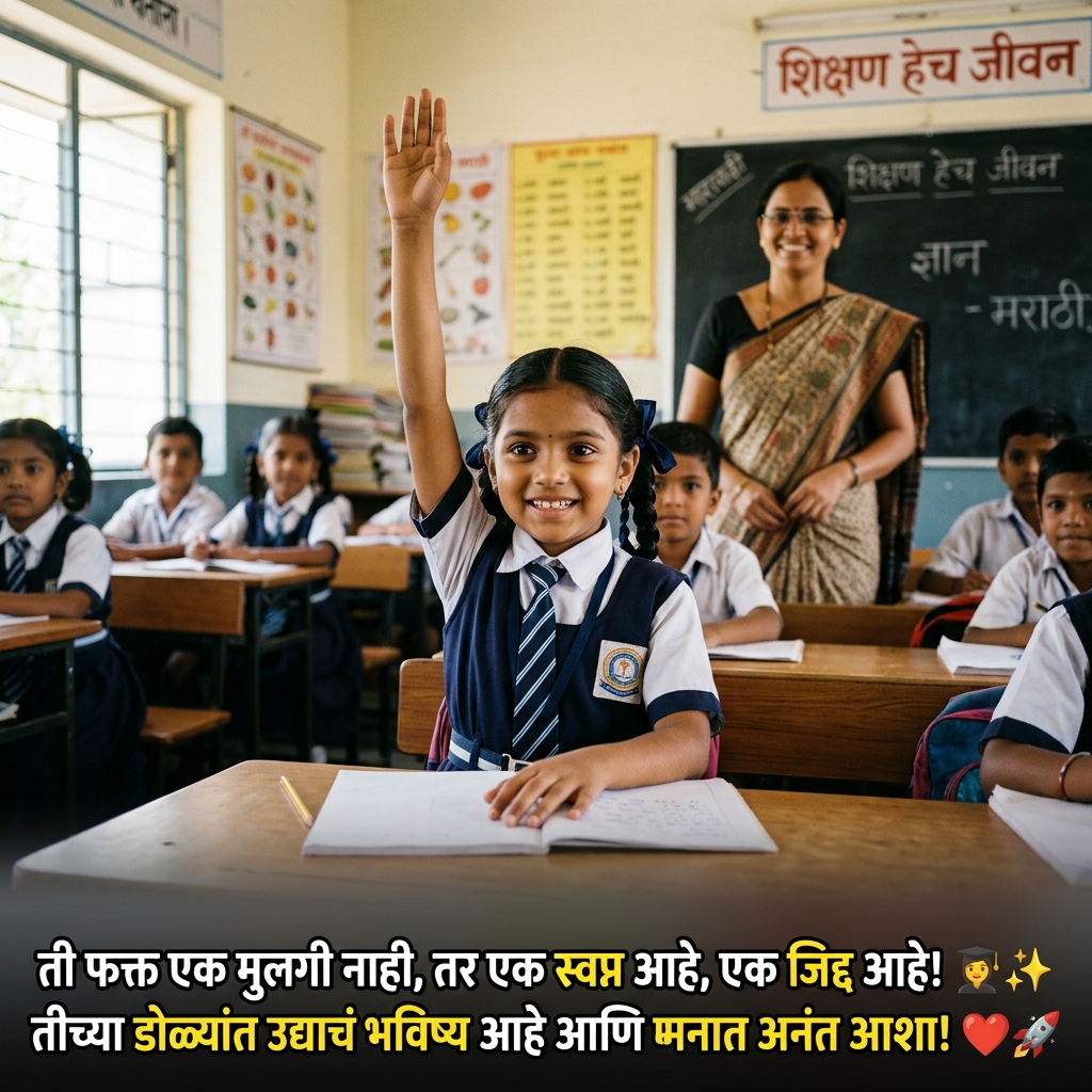 Mulgi Quotes in Marathi