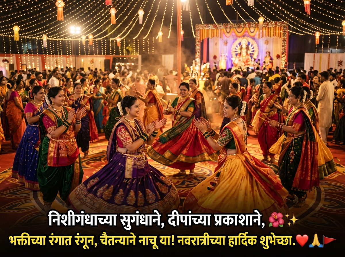 Navratri Quotes in Marathi