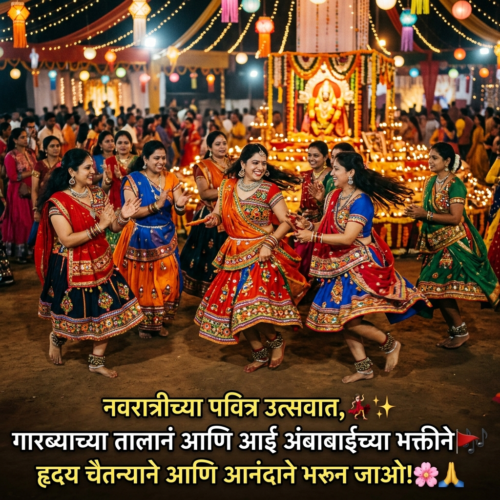 Navratri Quotes in Marathi