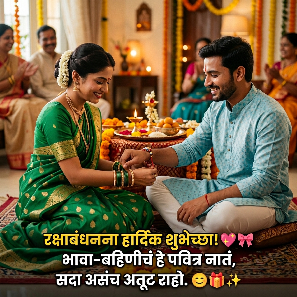Raksha Bandhan Quotes in Marathi 