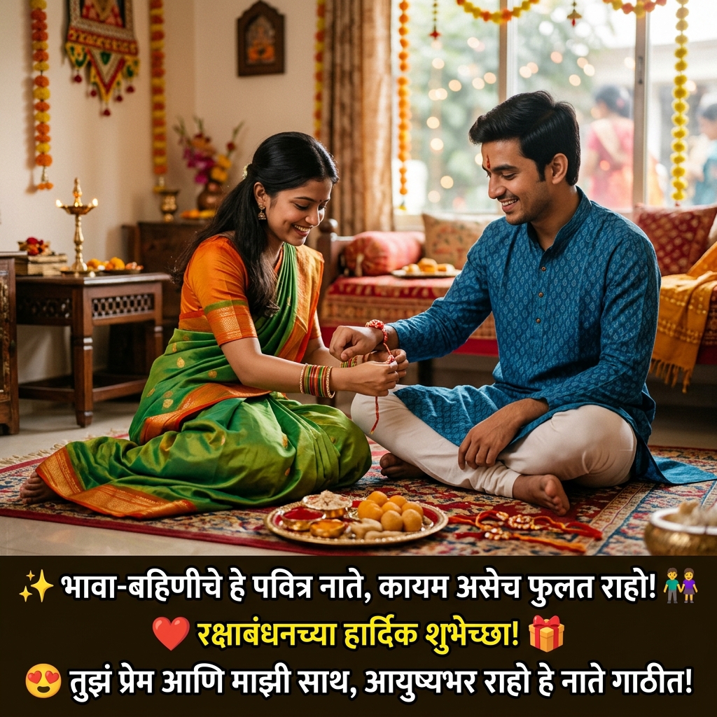 Raksha Bandhan Quotes in Marathi 