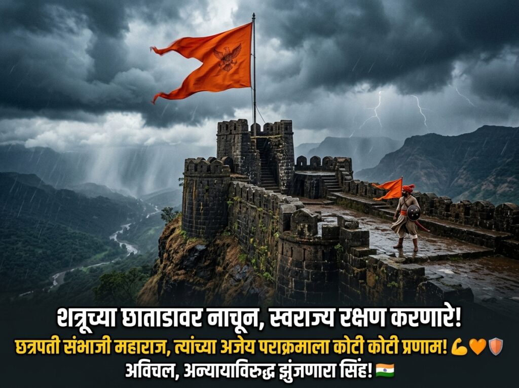 Sambhaji Maharaj Quotes in Marathi