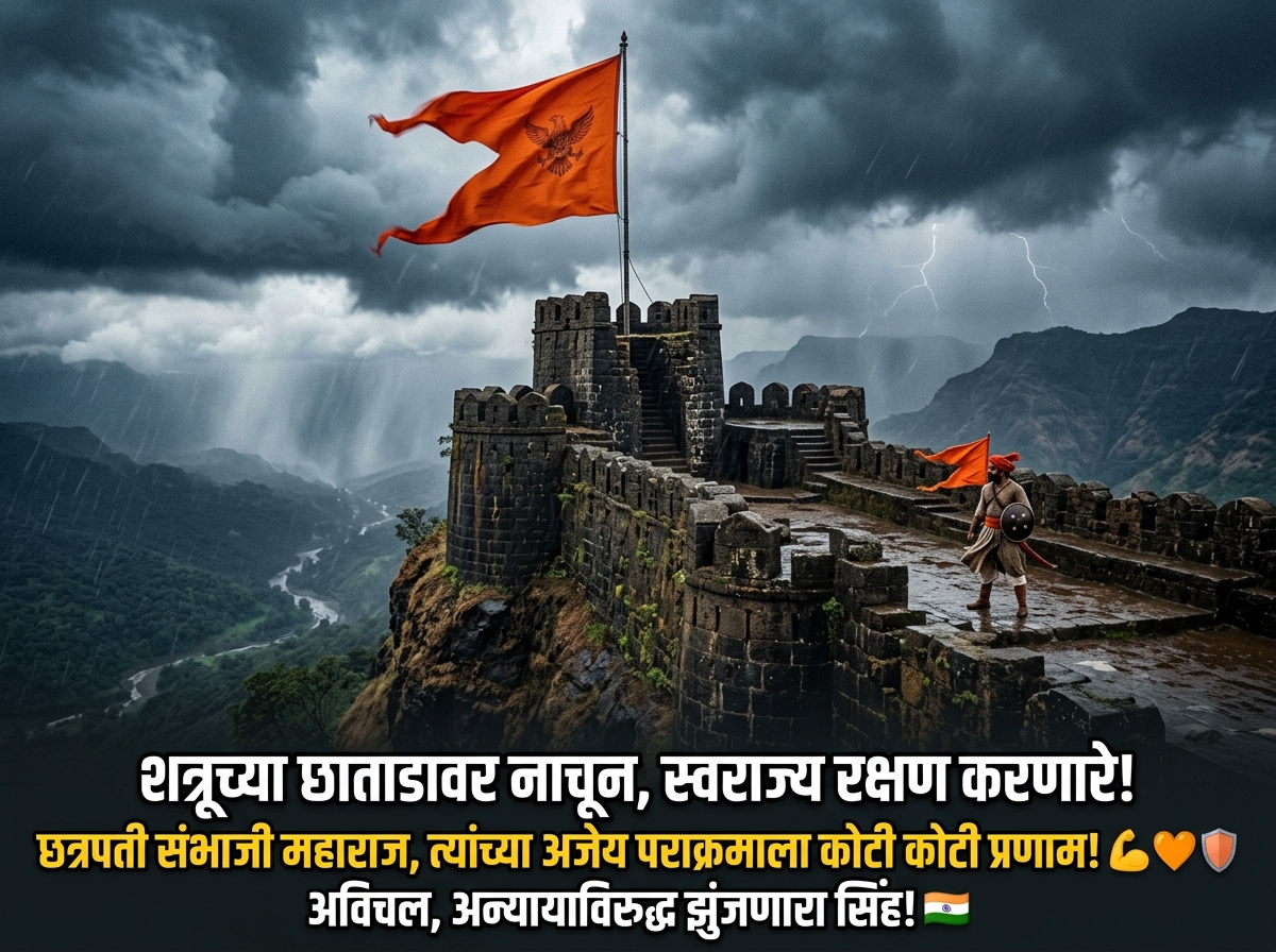 Sambhaji Maharaj Quotes in Marathi