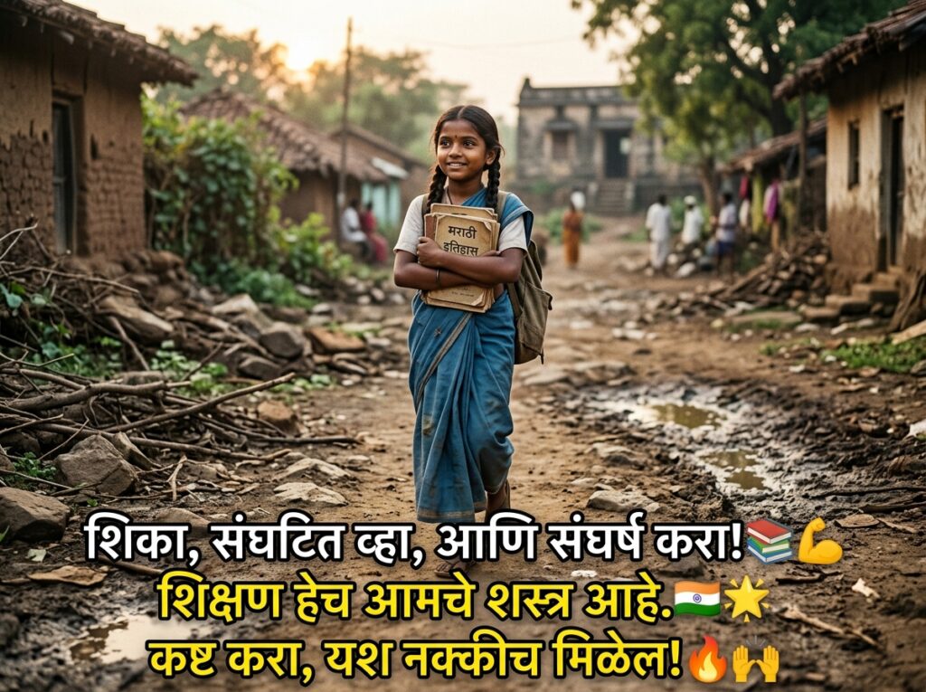 Savitribai Phule Quotes in Marathi
