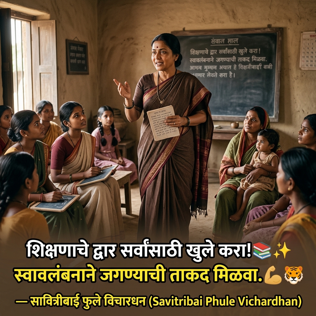 Savitribai Phule Quotes in Marathi 