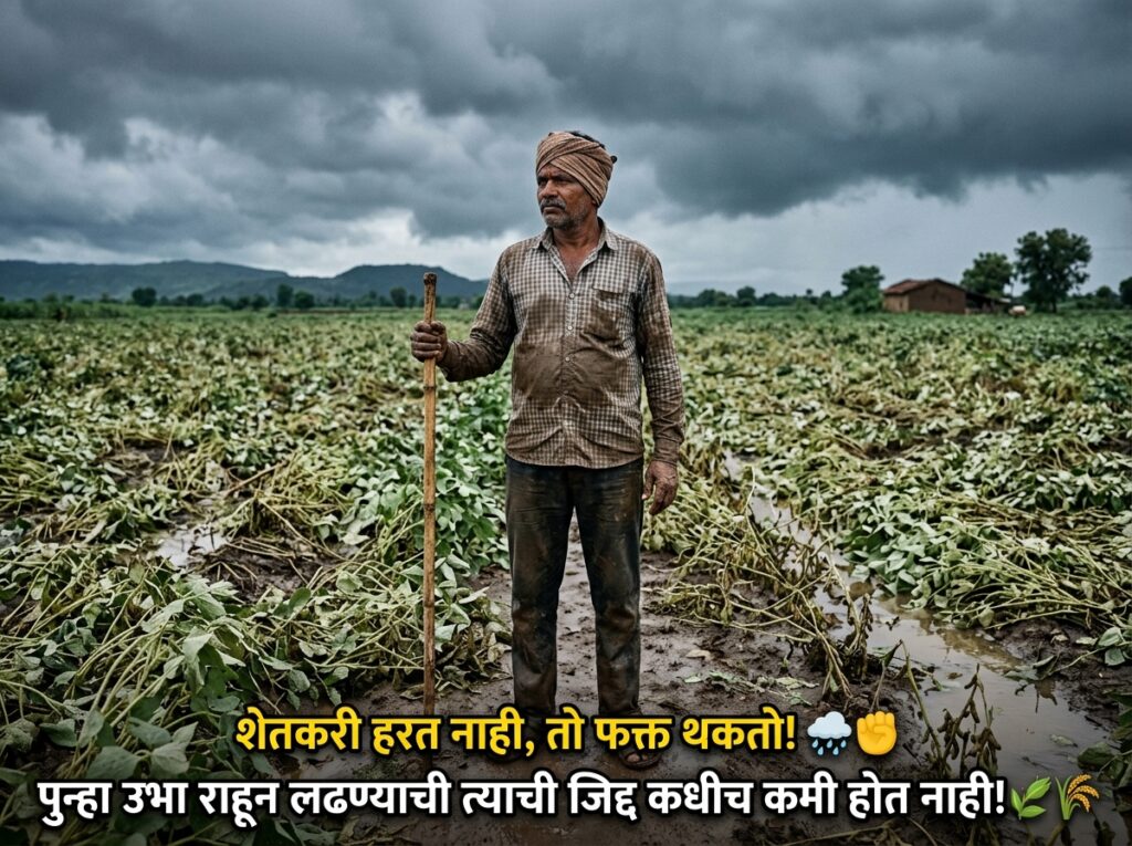 Shetkari Quotes in Marathi
