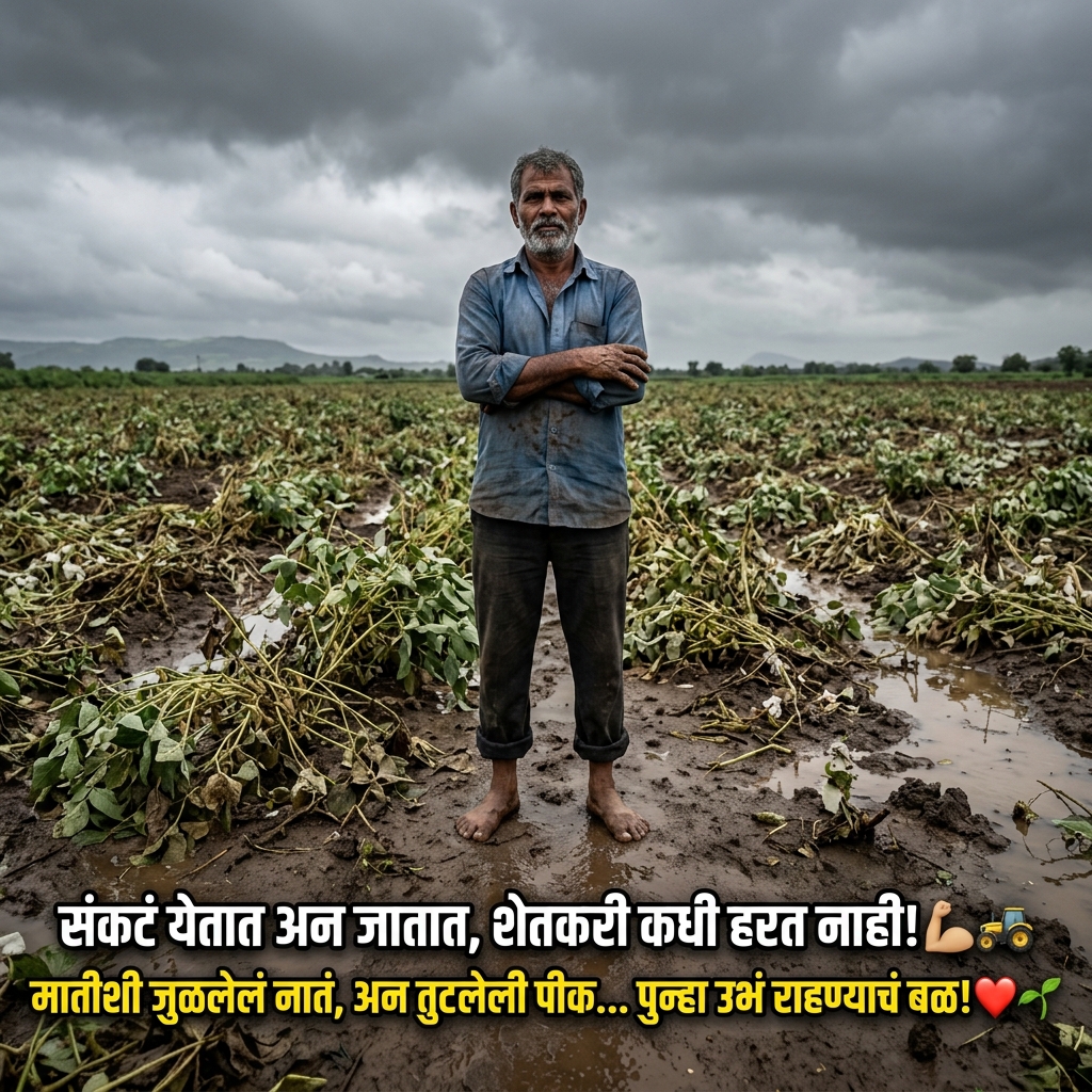 Shetkari Quotes in Marathi