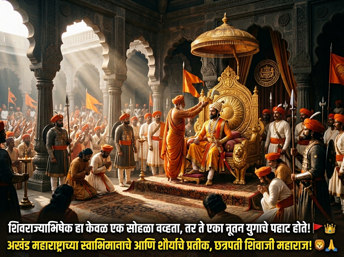 Shivrajyabhishek Quotes in Marathi