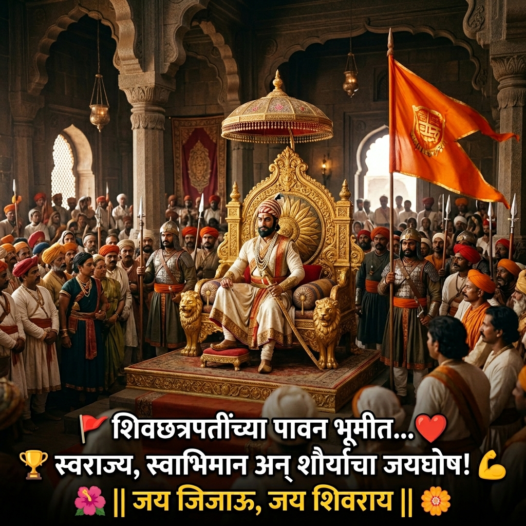 Shivrajyabhishek Quotes in Marathi