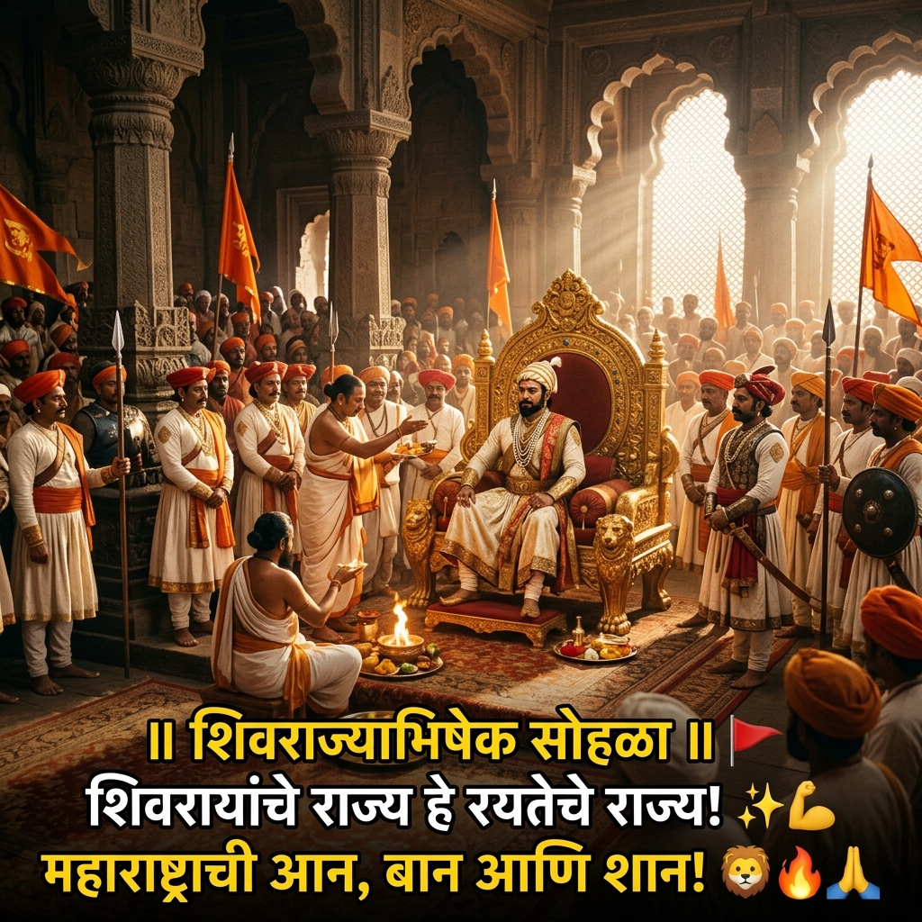 Shivrajyabhishek Quotes in Marathi