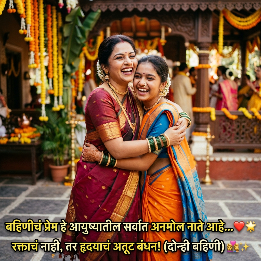 Sister Love Quotes in Marathi