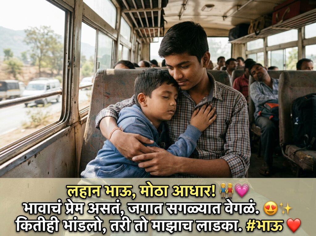 Small Brother Quotes in Marathi