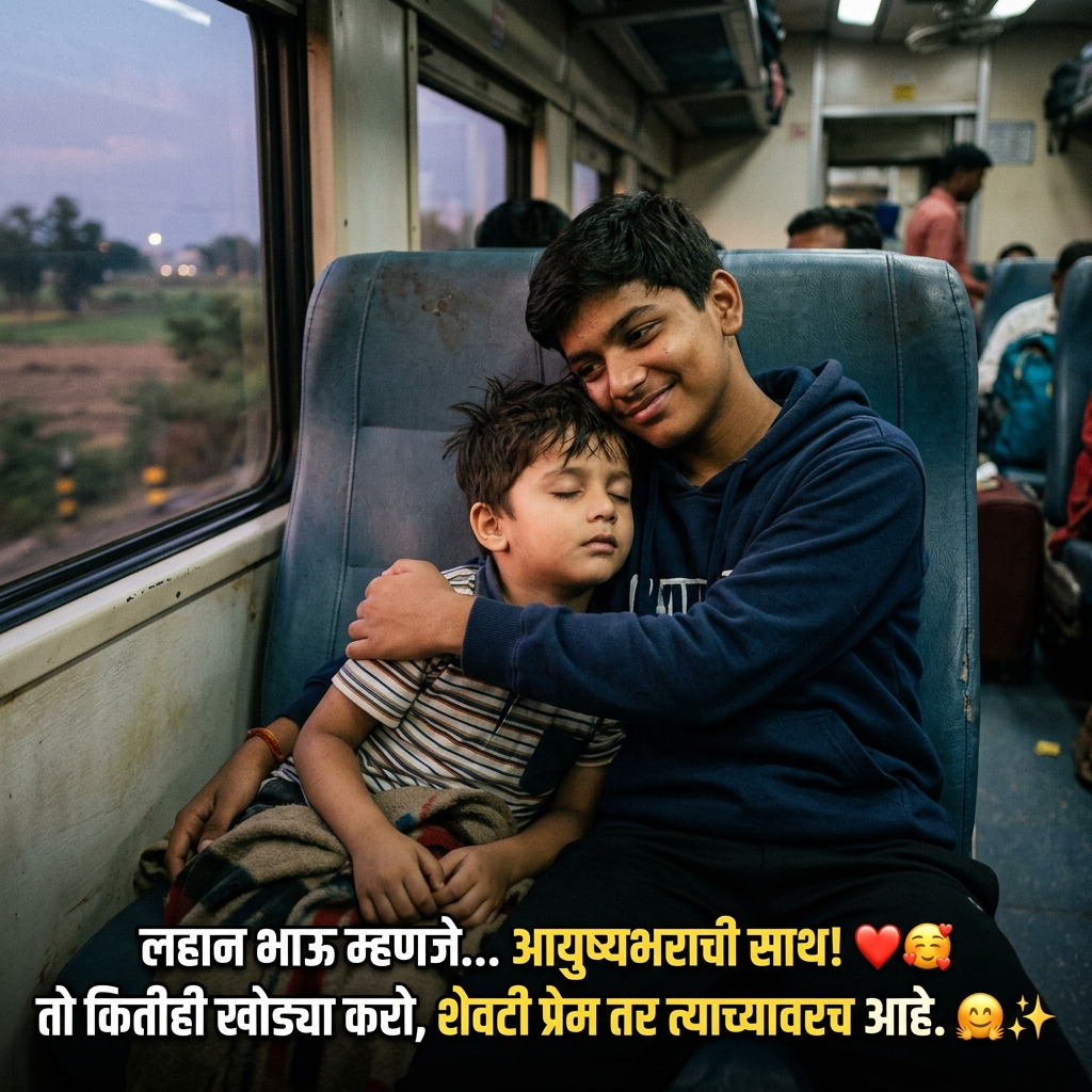 Small Brother Quotes in Marathi