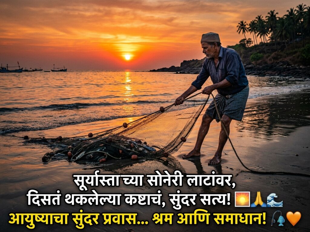 Sunset Quotes in Marathi