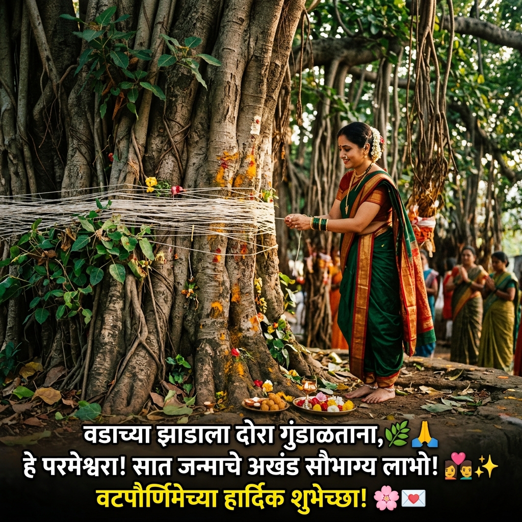 Vat Purnima Quotes in Marathi