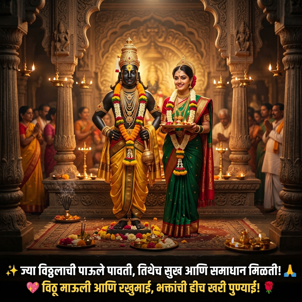 Vitthal Rukmini Quotes in Marathi