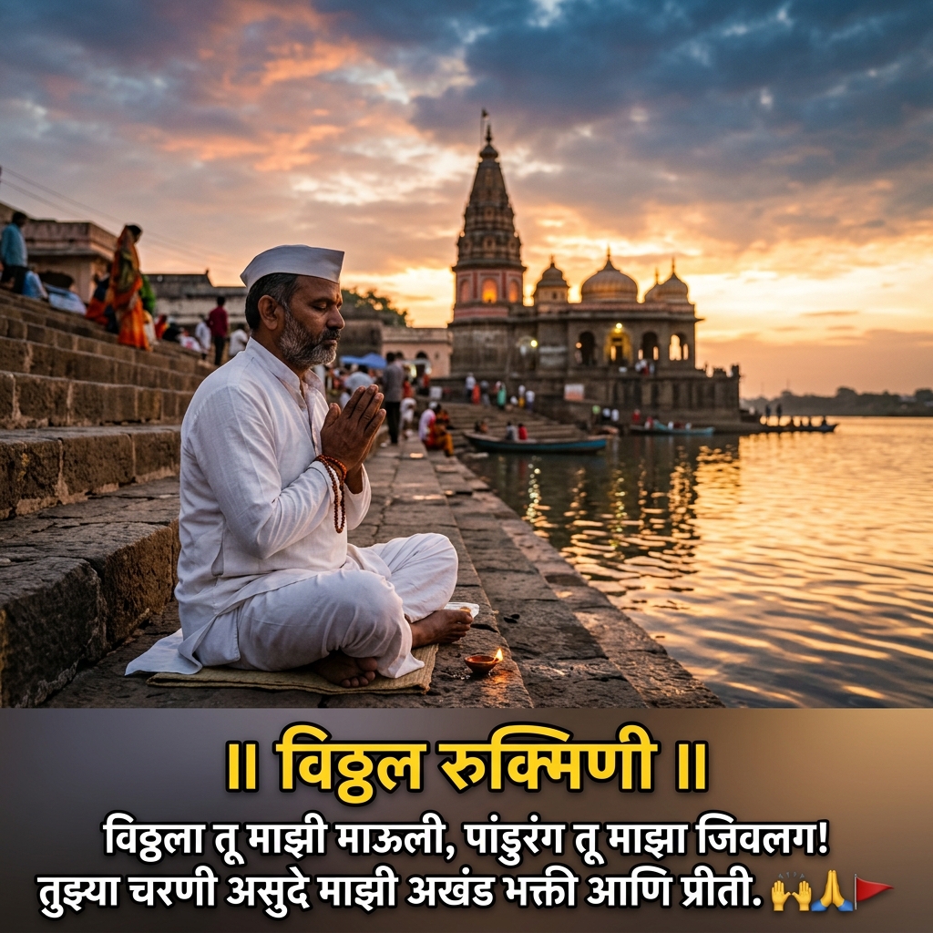 Vitthal Rukmini Quotes in Marathi